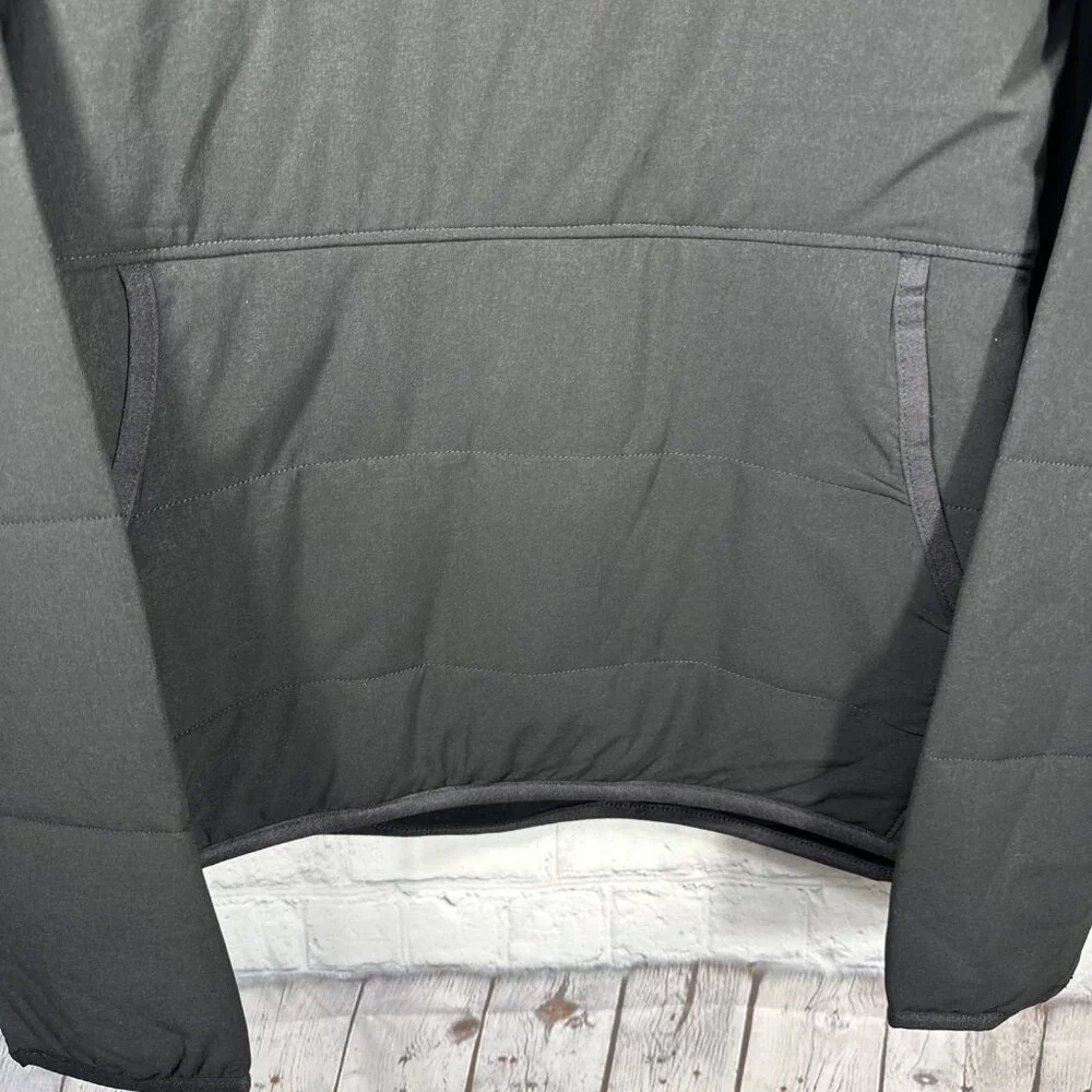 NEW The North Face Women Mountain Sweatshirt Pullover XL Black Pockets Hood - Picture 2 of 12